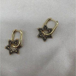Women's Gold Plated Hoop Earrings